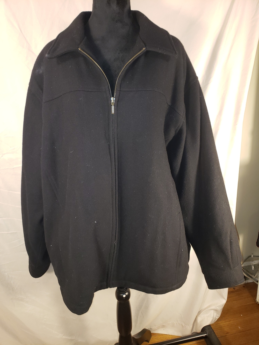 Covington Black Lightweight Zip Jacket - XL